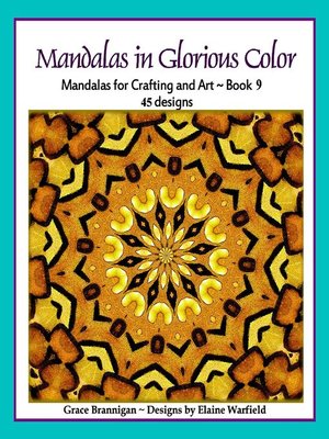 cover image of Mandalas in Glorious Color Book 9